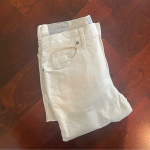 Men’s Everlane off-white ivory cream dressy denim jeans 31x30 NWOT